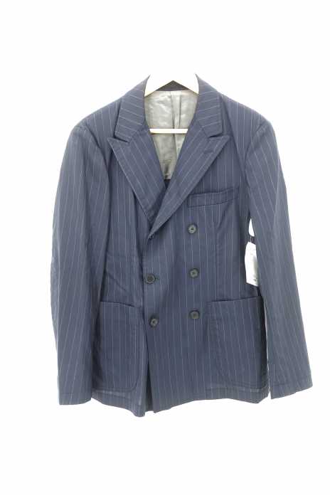 District UNITED ARROWS(ディストリクトユナイテッドアローズ) ストライプ柄ダブルテーラードジャケット メンズ アウター