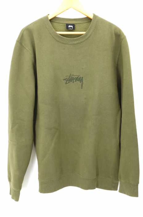 STUSSY （ステューシー） ロゴ刺繍プルオーバースウェット メンズ トップス