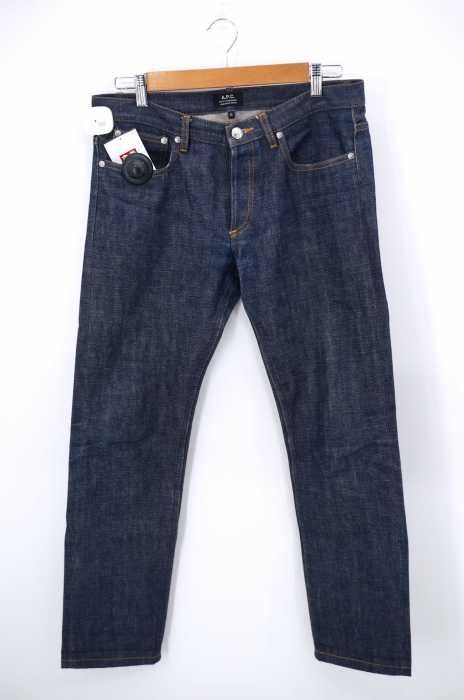 A.P.C. (アーペーセー) PETIT STANDARD JEAN DROIT ETROIT ボタンフライデニムパンツ セルビッチ メンズ パンツ