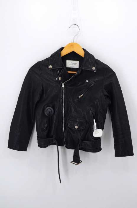 beautiful people （ビューティフルピープル） shrink leather riders jacket シープスキン ライダースジャケット レディース アウター