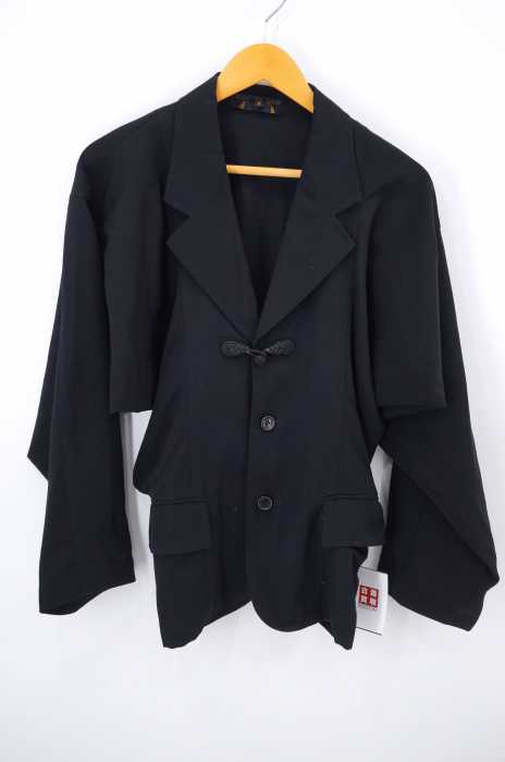 COMME des GARCONS （コムデギャルソン） 80年代 AD1988 ドルマンスリーブ 変形 ウールギャバ2Bテーラードジャケット メンズ アウター