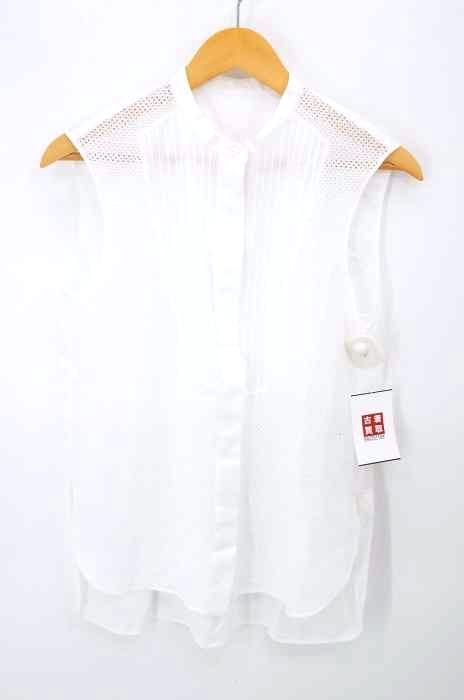 TOMORROWLAND collection(トゥモローランドコレクション) 19SS コットンメッシュエンブロイダリー ノースリーブブラウス レディース トップス