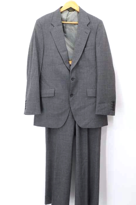 ADAMS ROW（アダムスロウ） 80S USA製 ストライプ柄シングルテーラードジャケット スラックスパンツ メンズ セットアップ