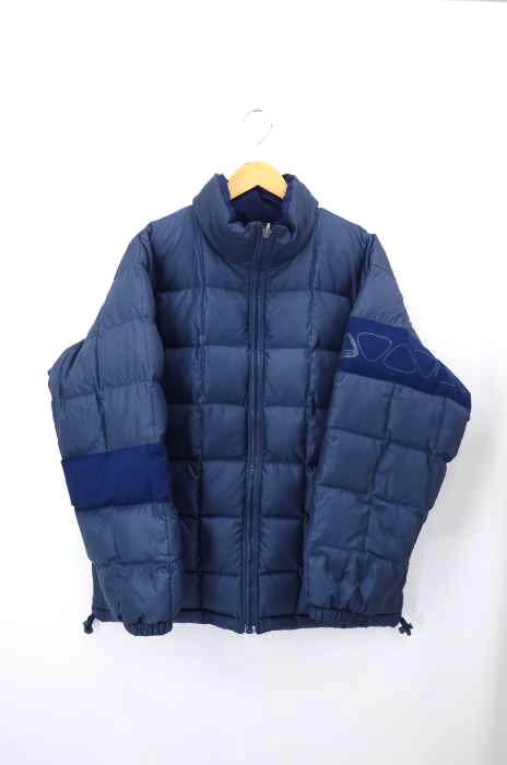 NIKE ACG(ナイキエーシージー) 90s バングラデシュ製袖プリントリバーシブルダウンジャケット メンズ アウター