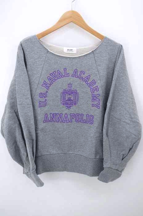 BALMY（バルミー） USNA プリントカットオフ加工スウェット レディース トップス