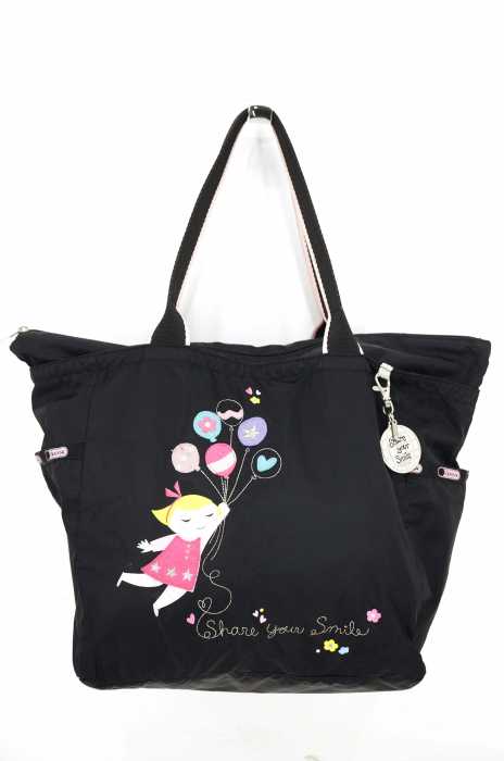 LeSportsac （レスポートサック） ピクチャートート キャラクターコラボ チャーム付き レディース バッグ