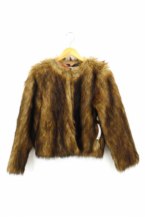 SLY(スライ) ノーカラー FAUX FUR COAT レディース アウター