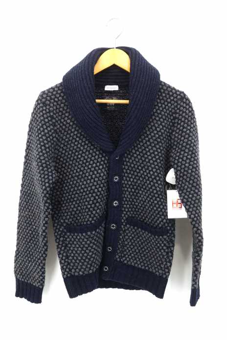 MACKINTOSH PHILOSOPHY (マッキントッシュフィロソフィー) Luxury Fabric by MOON ショールカラーウールカーディガン メンズ トップス