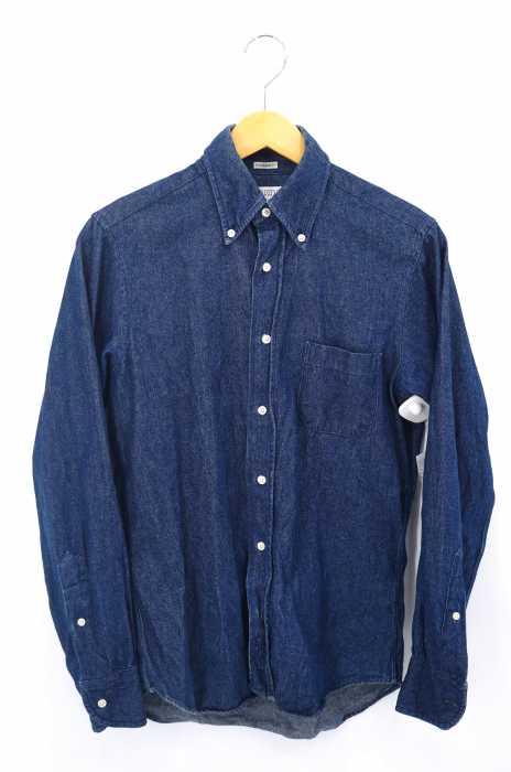 individualized shirts(インディヴィジュアライズドシャツ) STANDARD FIT デニムボタンダウンシャツ メンズ トップス