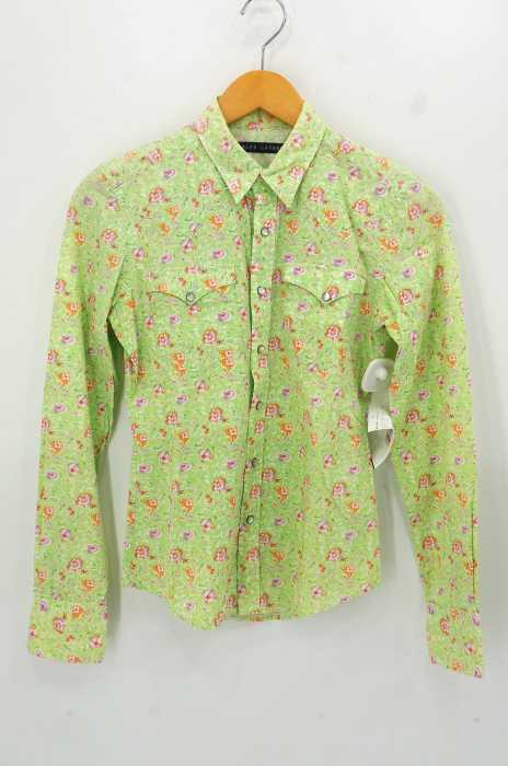 RALPH LAUREN (ラルフローレン) スナップボタン 花柄ウエスタンシャツ レディース トップス