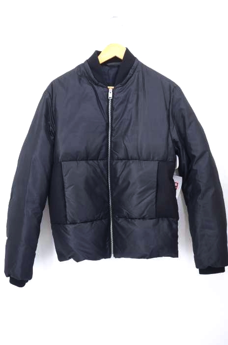 BALENCIAGA（バレンシアガ） ウール切替デザイン　ダウンジャケット メンズ アウター