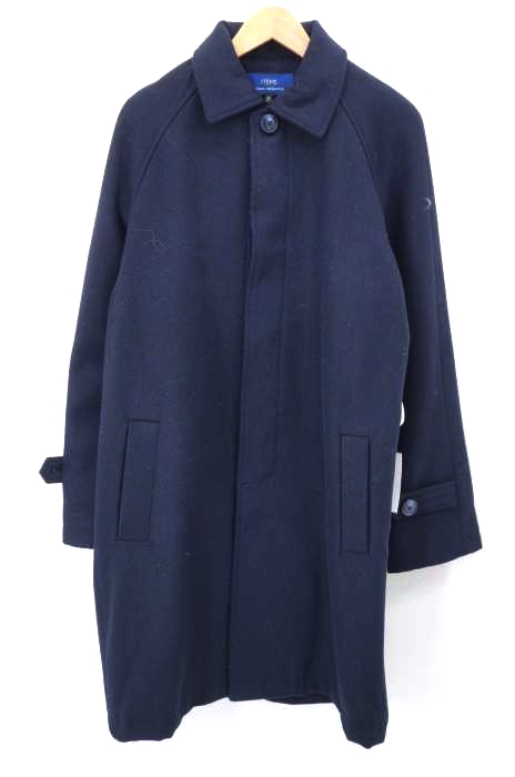 ITEMS URBAN RESEARCH(アイテムズ アーバンリサーチ) ウール混メルトンステンカラーコート メンズ アウター