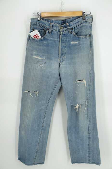 Levi's (リーバイス) 66後期 ダメージリペア加工 メンズ パンツ