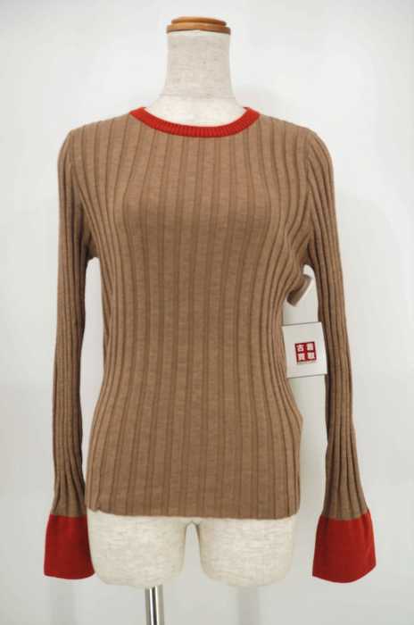 Moussy マウジー バイカラーニットセーター レディース トップス ブランド古着買取販売バズストア