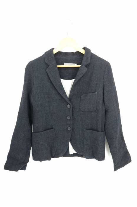 kusabue.CLOSET （サブエクローゼット） ウール混 3Bジャケット レディース アウター