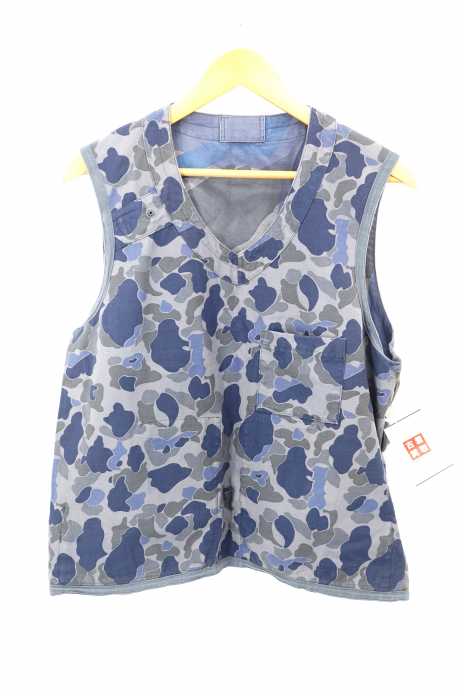 NIGEL CABOURN （ナイジェルケーボン ） カモフラージュ リバーシブルベスト メンズ トップス