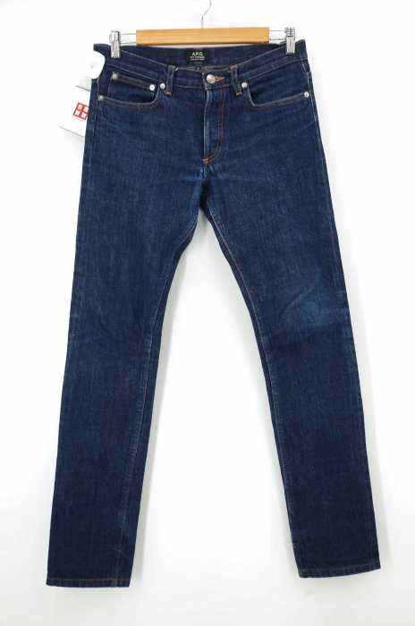 A.P.C. （アーペーセー） PETIT STANDARD JEAN DROIT ETROIT  ボタンフライデニムパンツ セルビッチ メンズ パンツ