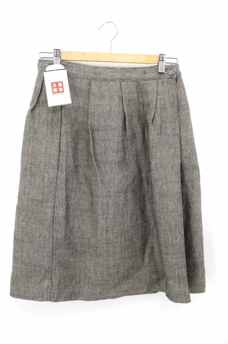 fog linen work（フォグリネンワーク） 総柄ウール混スカート レディース スカート