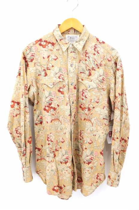 POLO RALPH LAUREN （ポロラルフローレン） 80年代　USA製 花柄ウエスタンシャツ メンズ トップス