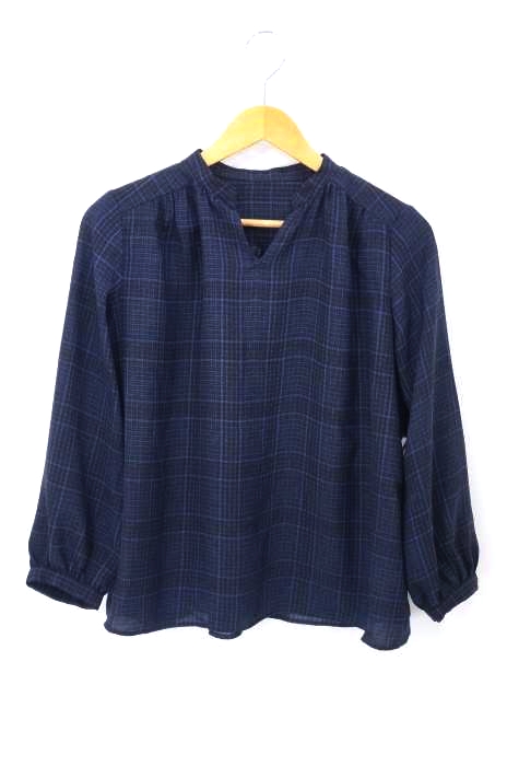 dun a dix（アナディス） バンドカラー総柄スキッパーシャツ レディース トップス