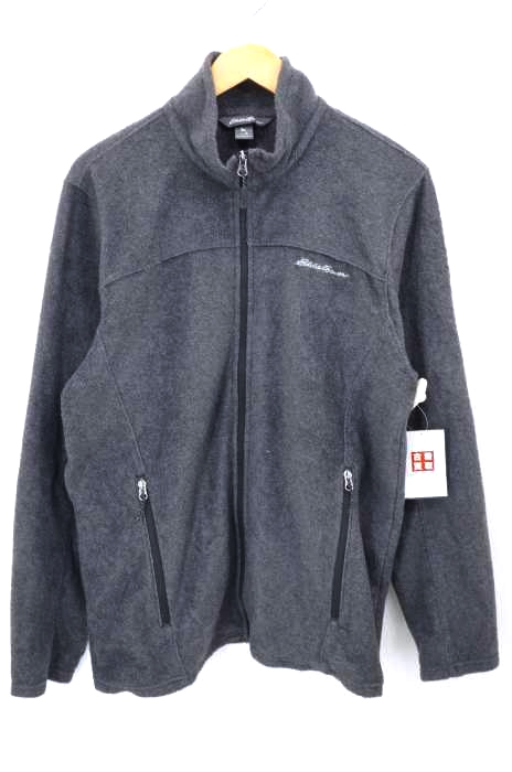Eddie Bauer（エディーバウアー） ロゴ刺繍フリースジャケット メンズ アウター