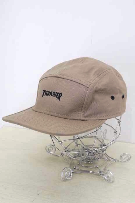 THRASHER（スラッシャー） ロゴ刺繍 ジェットキャップ メンズ 帽子