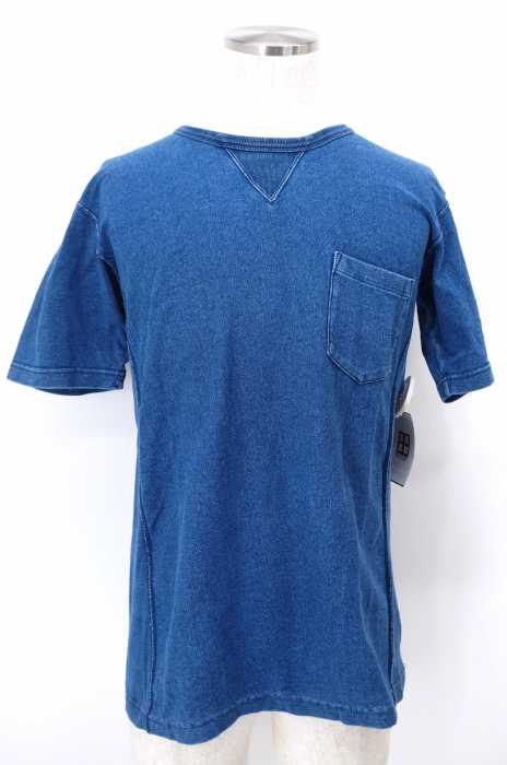Champion×SHIPS （チャンピオン×シップス） インディゴ染め　前V　REVERSE WEAVE メンズ トップス