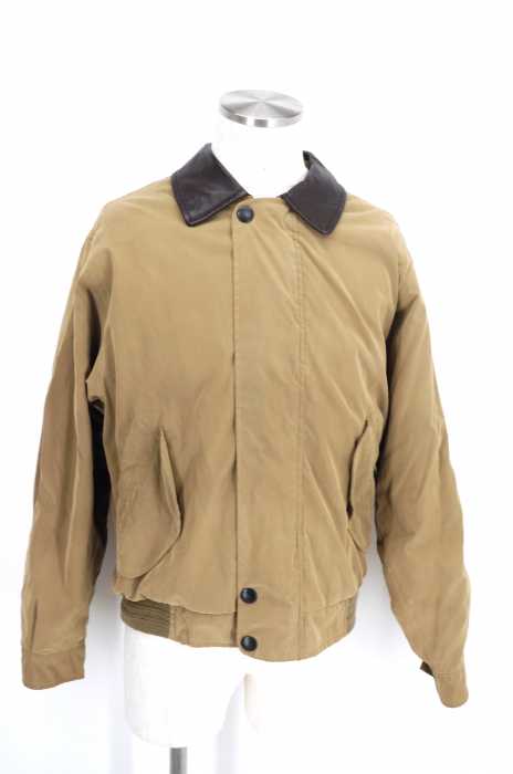 Eddie Bauer （エディーバウアー） 襟レザー切り替え メンズ アウター
