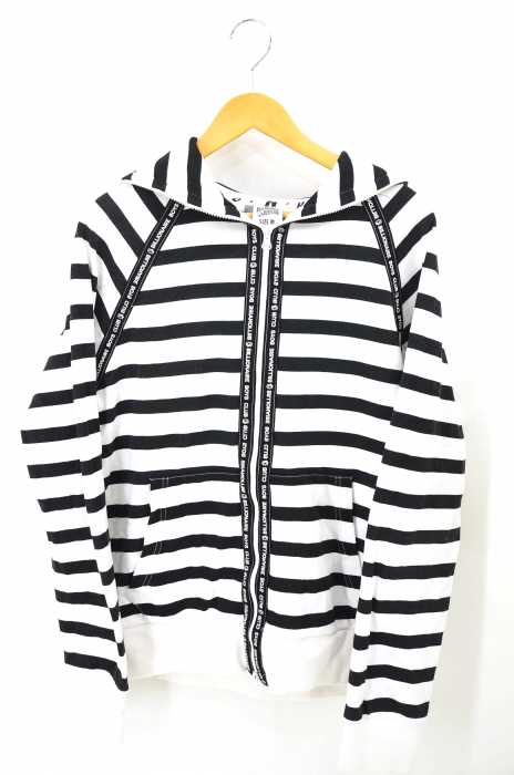 Billionaire Boys Club（ビリオネアボーイズクラブ） ボーダー柄 フルジップパーカー メンズ トップス