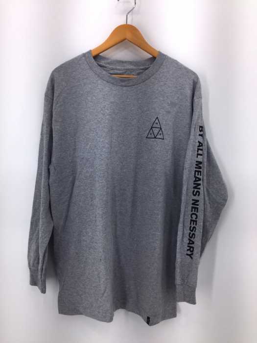HUF （ハフ） トライアングルロゴ 袖プリントロングTシャツ メンズ トップス
