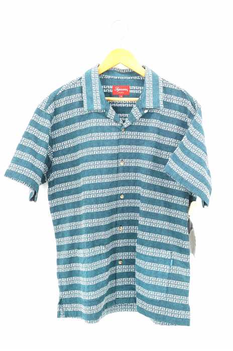 Supreme (シュプリーム) Key Stripe S/S Shirt メンズ トップス