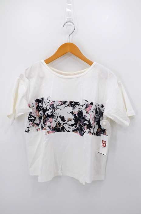 HARE （ハレ） フロント切替クルーネックTシャツ レディース トップス