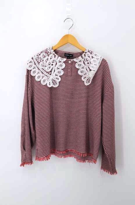 SISTER JANE(シスタージェーン) Dogtooth Polo Shirt レディース トップス