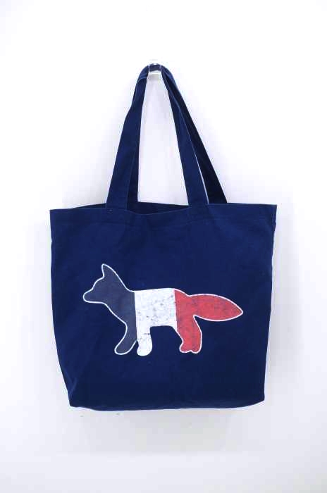 maison kitsune（メゾンキツネ） TRICOLOR FOX TOTE BAG メンズ バッグ