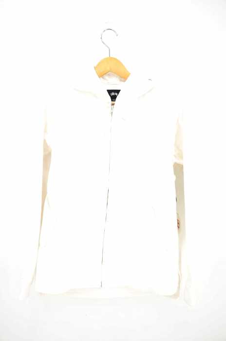 STUSSY （ステューシー） ロゴ入り フーディデニムジャケット メンズ アウター