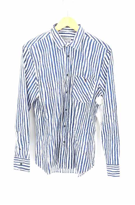 ZARA MAN (ザラマン) ストライプ柄ボタンシャツ メンズ トップス