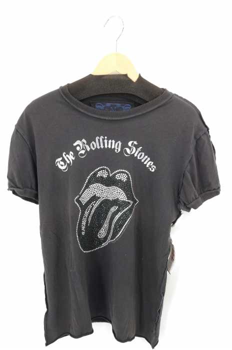 AMPLIFIED（アンプリファイド） The Rolling Stones ビジュー クルーネックTシャツ メンズ トップス
