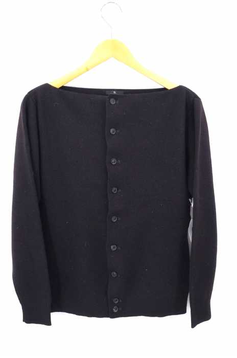 Y's (ワイズ) 99AW ボートネック ウールニットカーディガン メンズ トップス