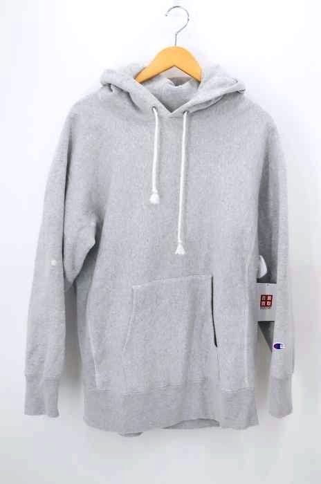 Champion（チャンピオン） REVERSE WEAVE フードロゴ刺繍プルオーバーパーカー レディース トップス