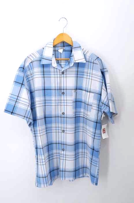 CALTOP（キャルトップ） USA製 チェック柄半袖シャツ メンズ トップス