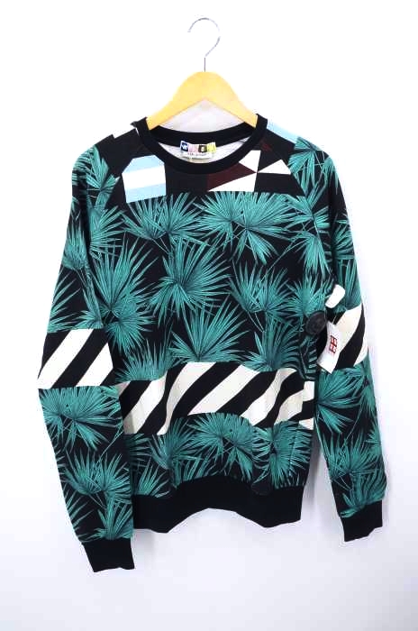 MSGM(エムエスジーエム) 総柄クルーネックスウェット メンズ トップス