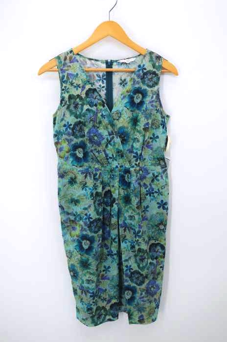 BEAMS Lights(ビームスライツ) 花柄ノースリーブワンピース レディース ワンピース