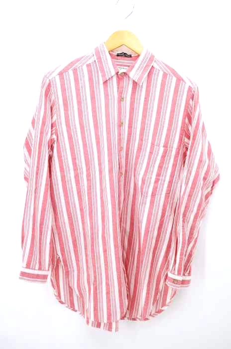 FRANK LEDER（フランクリーダー） ストライプ柄 ロングスリーブ シャツ メンズ トップス