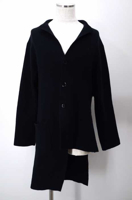 Yohji Yamamoto POUR HOMME (ヨウジヤマモトプールオム) 変形ロングカーディガン メンズ トップス