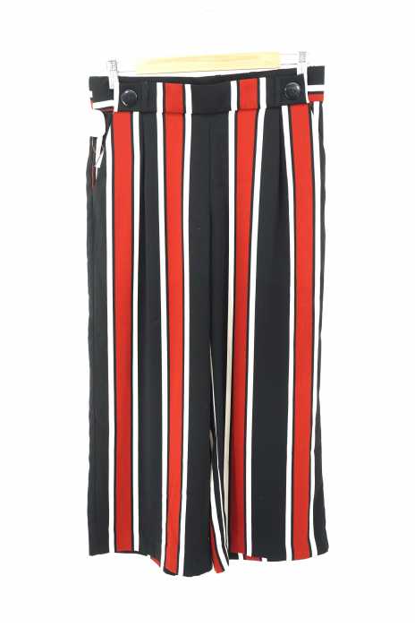 ZARA trafaluc(ザラトラファルック) ストライプ柄 ワイドパンツ レディース パンツ
