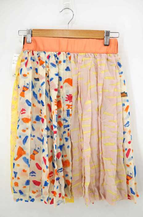 TSUMORI CHISATO （ツモリチサト） ランドスケープミックスプリント　 レディース スカート