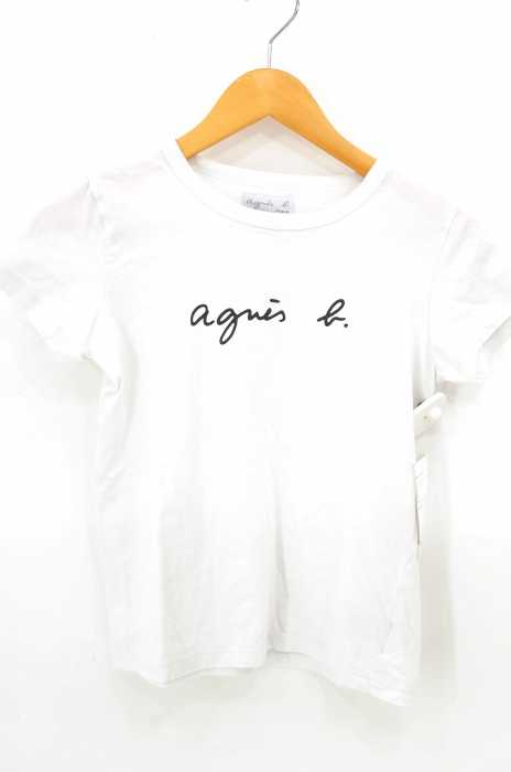agnes b. （アニエスベー） ロゴプリントクルーネックTシャツ レディース トップス