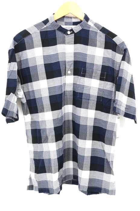 UNITED ARROWS green label relaxing （ユナイテッドアローズグリーンレーベルリラクシング） チェック プルオーバー シャツ メンズ トップス