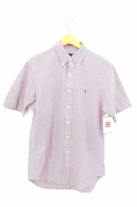 RALPH LAUREN （ラルフローレン） チェック柄半袖ボタンダウンシャツ メンズ トップス