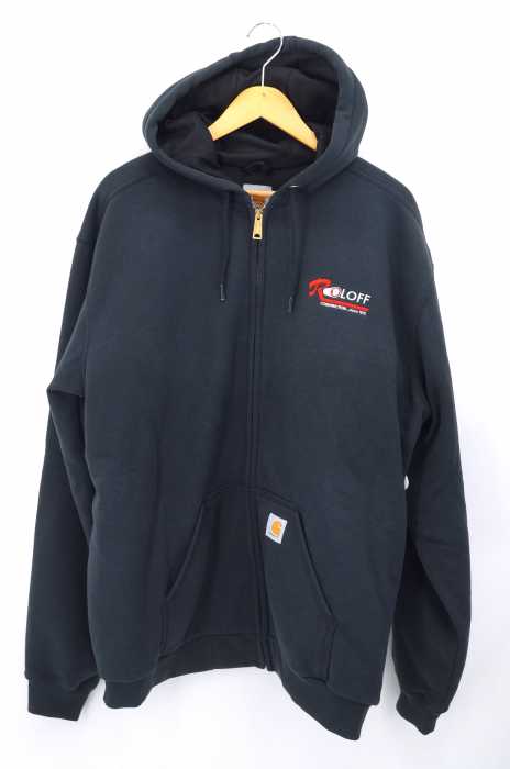 Carhartt (カーハート) ワンポイント刺繍 フルジップパーカー メンズ トップス